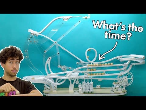 Designing a 3D-Printed Rollercoaster Clock, from idea to reality