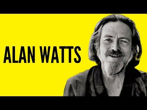Alan watts के 5 life lessons
