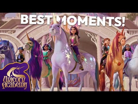 The BEST MOMENTS from Unicorn Academy Season 1 🦄🌈 (part 1) | Cartoons for Kids