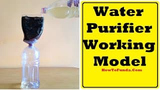 water purifier working model for school science fair project