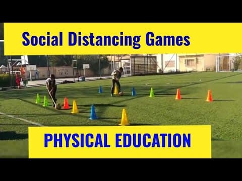 Social distance game - Physical Education 2021 - pe games - physed Games