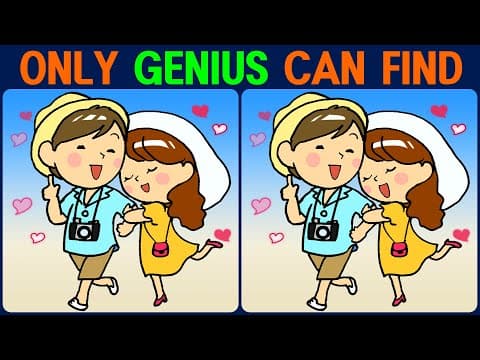 Brain exercise quiz! Find the difference │ Exhilarating concentration time!