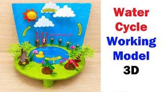 water cycle working model | diy home | 3d working model