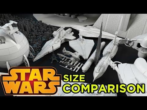 Star wars real scale in 3d
