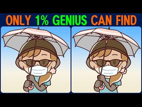 Puzzle / Find the Difference │ Boost your concentration with fun for your brain!