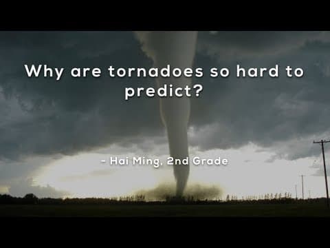 Why are tornadoes so hard to predict
