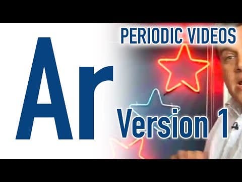 Argon version 1  Periodic Table of Videos