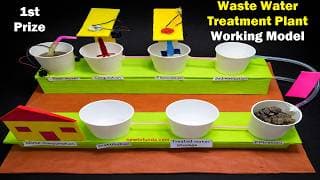 waste water treatment plant working model | DIY | inspire award social Science Project