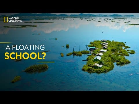 A Floating School? | India from Above | National Geographic