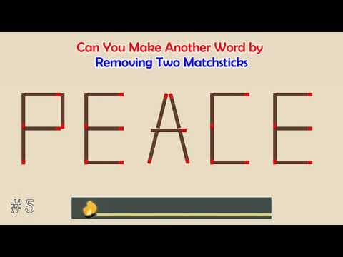 Can you make another word from the existing one? | Matchstick Word Puzzles #61 | Brain Teaser
