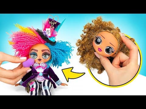 Turning ordinary doll into mad hatter from alice in wonderland