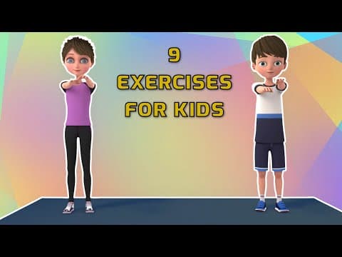 THE 9 STANDING EXERCISES KIDS CAN DO FOR BETTER HEALTH AND MOBILITY| Kids Exercise
