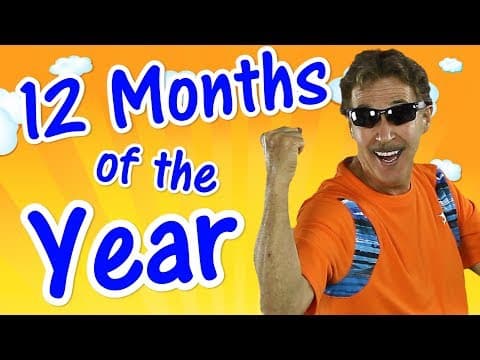 12 Months of the Year | Exercise Song for Kids | Learn the Months