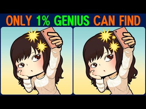 Find the difference │ Brain exercise quiz! Powerful concentration time!
