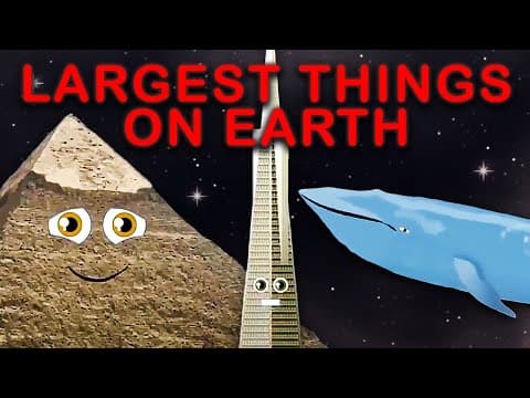 Largest Things on Earth Size Comparisons - 3D Size Comparison Compilation