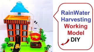 rainwater harvesting working model for science exhibition inspire award science project