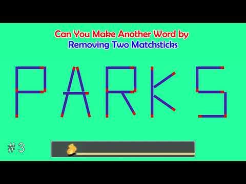 Can you make another word from the existing one? | Matchstick Word Puzzles #41 | Brain Teaser