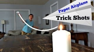 Paper Airplane Trick Shots|Thats Amazing