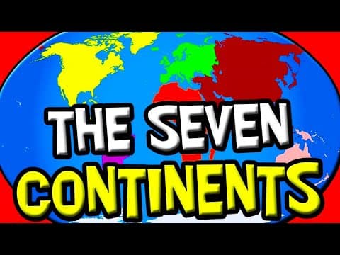 Learn the Continents for Kids (Earth Science and Geography for Children)