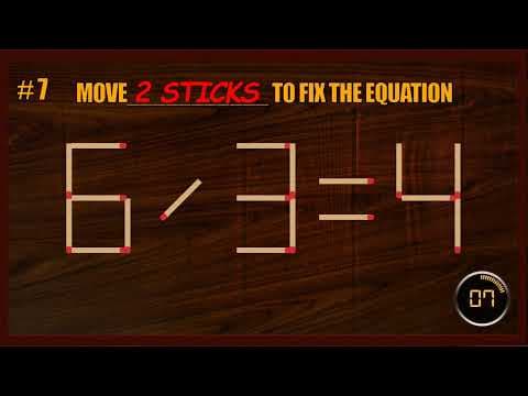 Matchstick Puzzle #111| Matchstick Logic Puzzles |Matchstick Puzzles with Answers| Matchstick Tricks