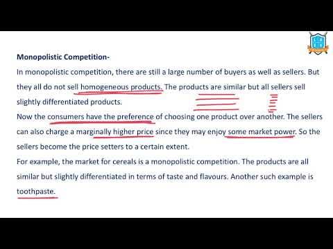 What is Monopolistic Competition ? || Monopolistic Competition అంటే ఏమిటి?