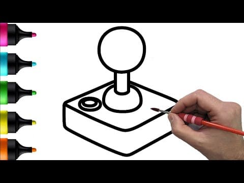 Let's Play and Create! Joystick Drawing, Painting, and Coloring Adventure for Kids and Toddlers