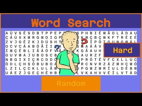 Word Search - Challenge  Ep934