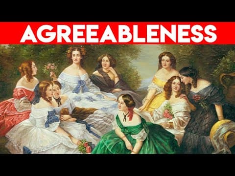 Personality trait: agreeableness (compassion and politeness)