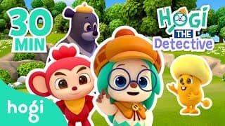 Hogi THE Detective | Binge Watch Ep. 1~4 | Pinkfong & Hogi | Kids' Stories | Play with Hogi