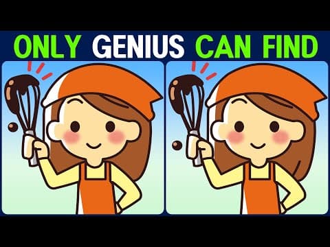 Brain exercise quiz! Find the difference │ Beautiful concentration time!