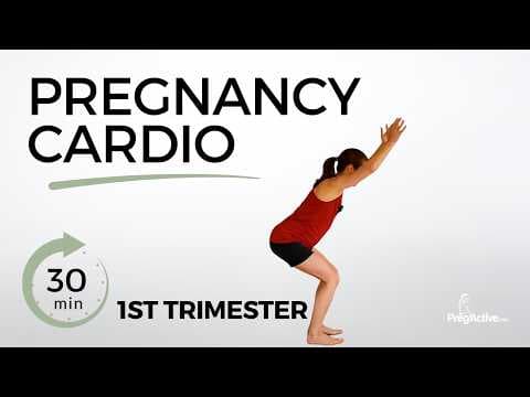 Core and cardio pregnancy workout