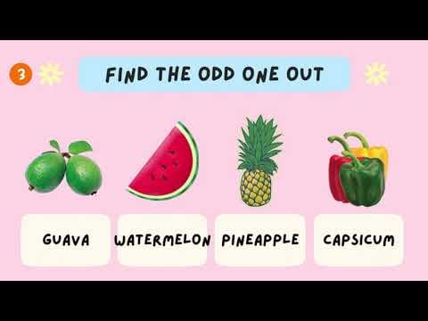 Find the odd one out | Food | Part 1| Practice My Worksheets