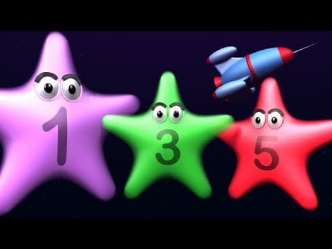 Stars Teach Odd and Even Numbers for Kids