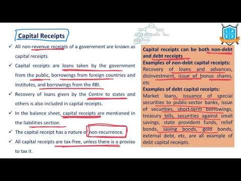What is Capital receipt? || Capital receipt అంటే ఏమిటి?