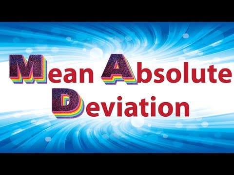 Mean Absolute Deviation (MAD) | Learn to Calculate MAD in a Minute