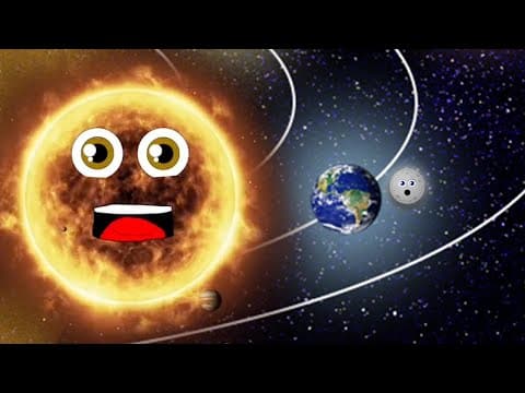 Suns and Moons of the Universe - Space Science Compilation