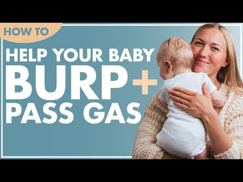 First time mom newborn tips- how to burp a newborn baby + relieving gas in infants