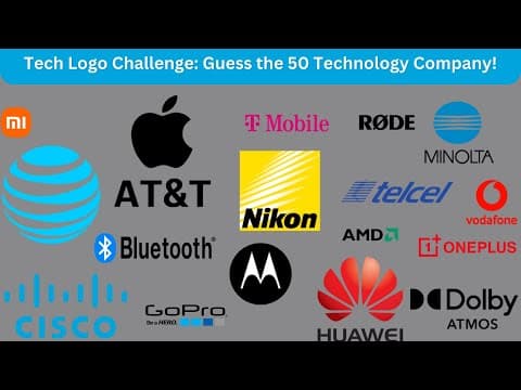 Tech Logo Challenge: Guess the 50 Technology Company!