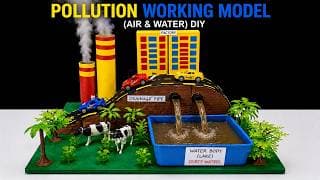 Pollution Working Model (AIR and Water) | Inspire award Science Project