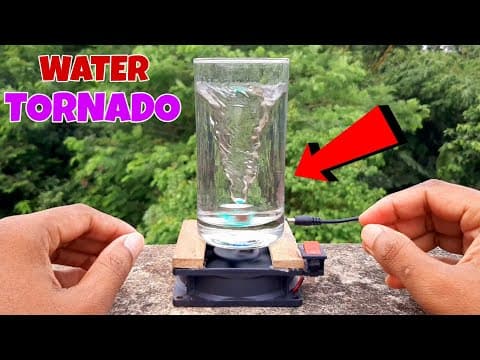DIY Water Vortex Machine At Home - Water Tornado Machine - How To Make