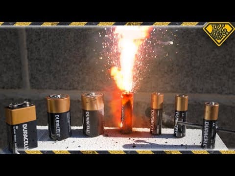 4 Experiments with Batteries We Explores Battery Explosion, Battery Blast and More In This Experiment