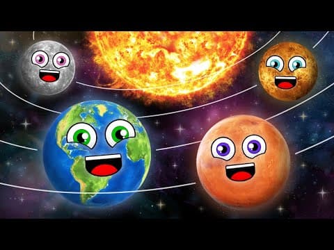 The Inner Planets - Mercury Venus Earth and Mars!