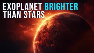 Discovered Exoplanet Brighter Than Some Stars