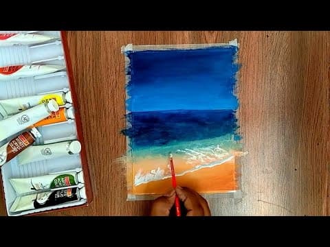 Seascape | Acrylic painting