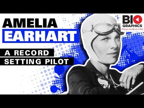 Amelia Earhart A Record Setting Pilot