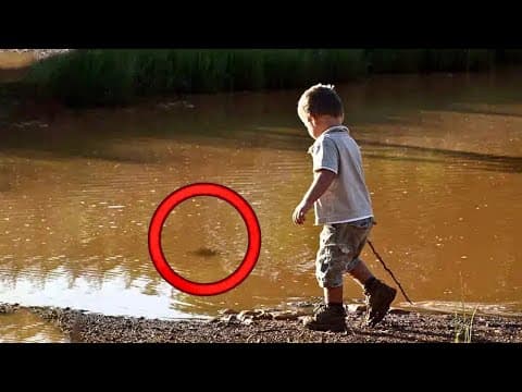 Boy Keeps Looking At River – When His Parents See Why, They Immediately Call the Newspaper