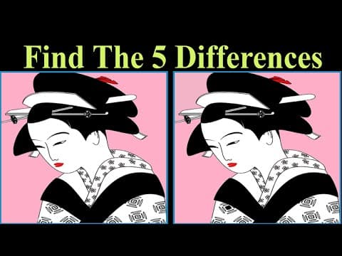 Spot the 5 Difference Have you ever seen such a difficult spot the difference game? (NO.41）