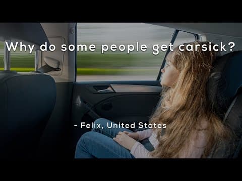 Why do some people get carsick