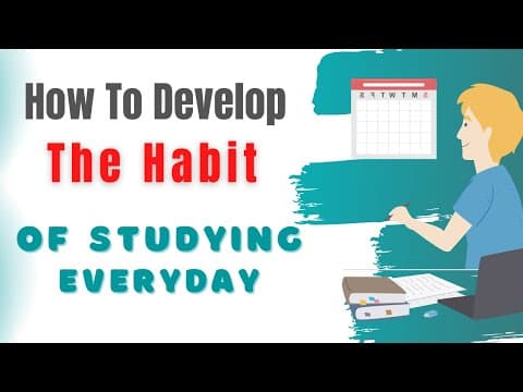 How to develop study habits - develop study habits - 21 days rule - study everday