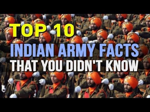 Top 10 - indian army facts that you didn't know - republic day special - sc 